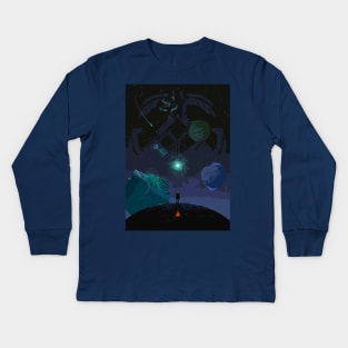 Outer wilds Kids Long Sleeve T-Shirt